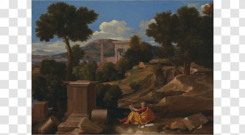 Landscape With Saint John On Patmos Art Institute Of Chicago Painting - Sky Transparent PNG