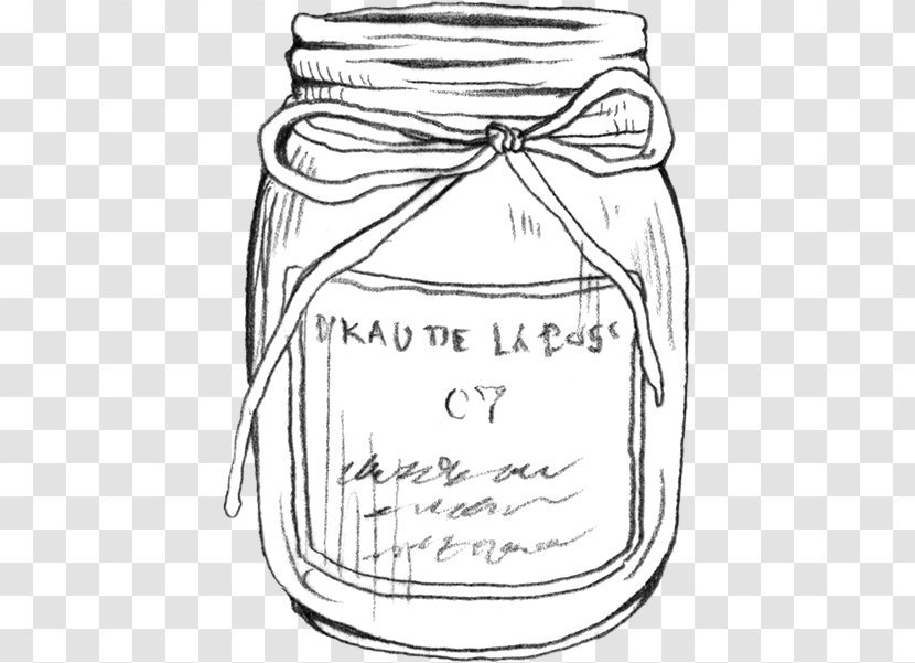 Jar Glass Container - Monochrome Transparent PNG