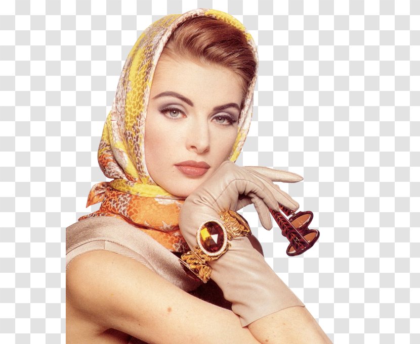 Face Hair Beauty Woman Female - Scarf Transparent PNG