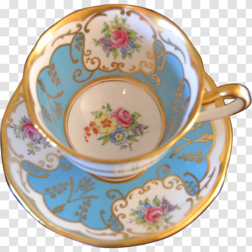 Coffee Cup Saucer Porcelain Plate Transparent PNG