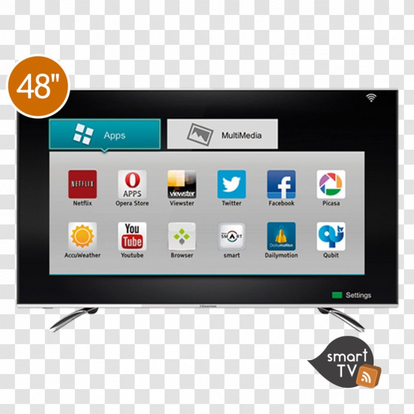 Hisense LED-backlit LCD Smart TV High-definition Television - Display Advertising - Tv Transparent PNG