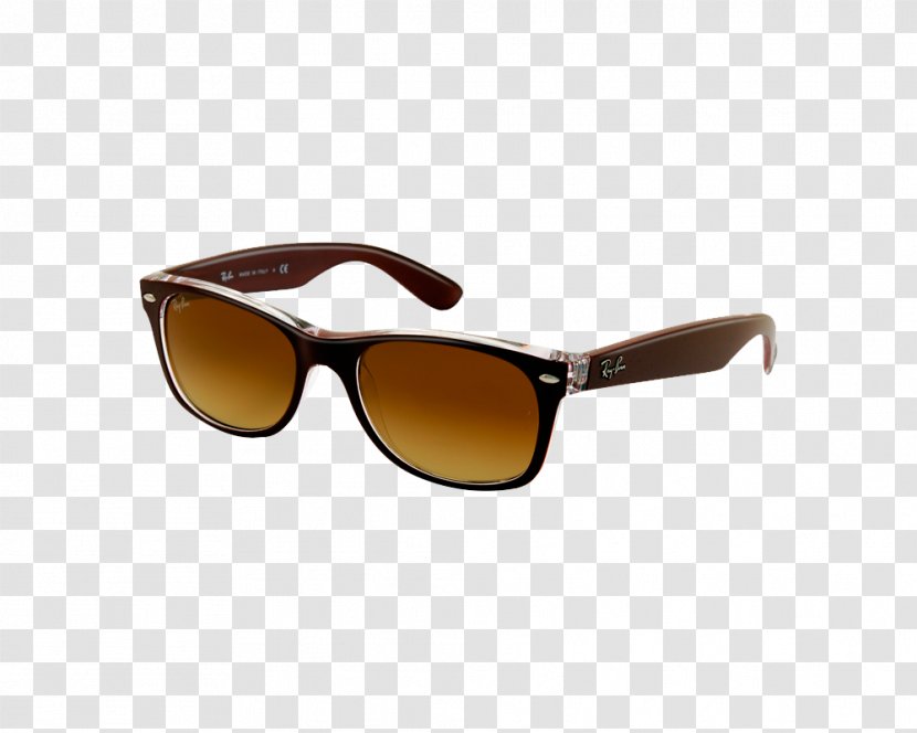 Ray-Ban New Wayfarer Classic Sunglasses - Brown - Ray Ban Transparent PNG