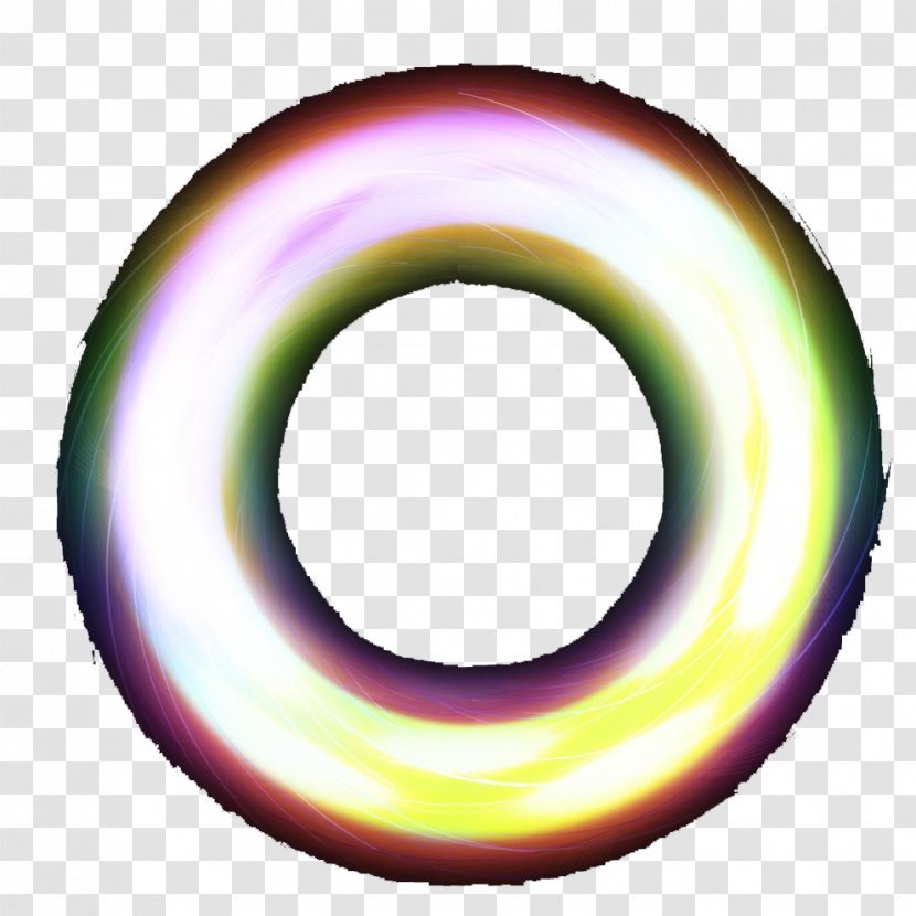 Circle Purple Font - Rotating Light Effect Transparent PNG