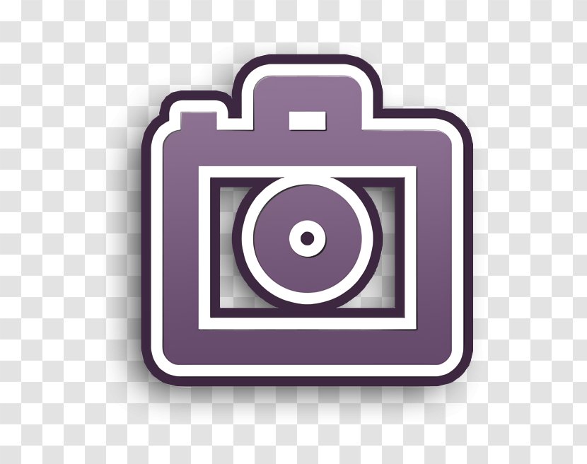 Camera Icon - Violet - Logo Material Property Transparent PNG