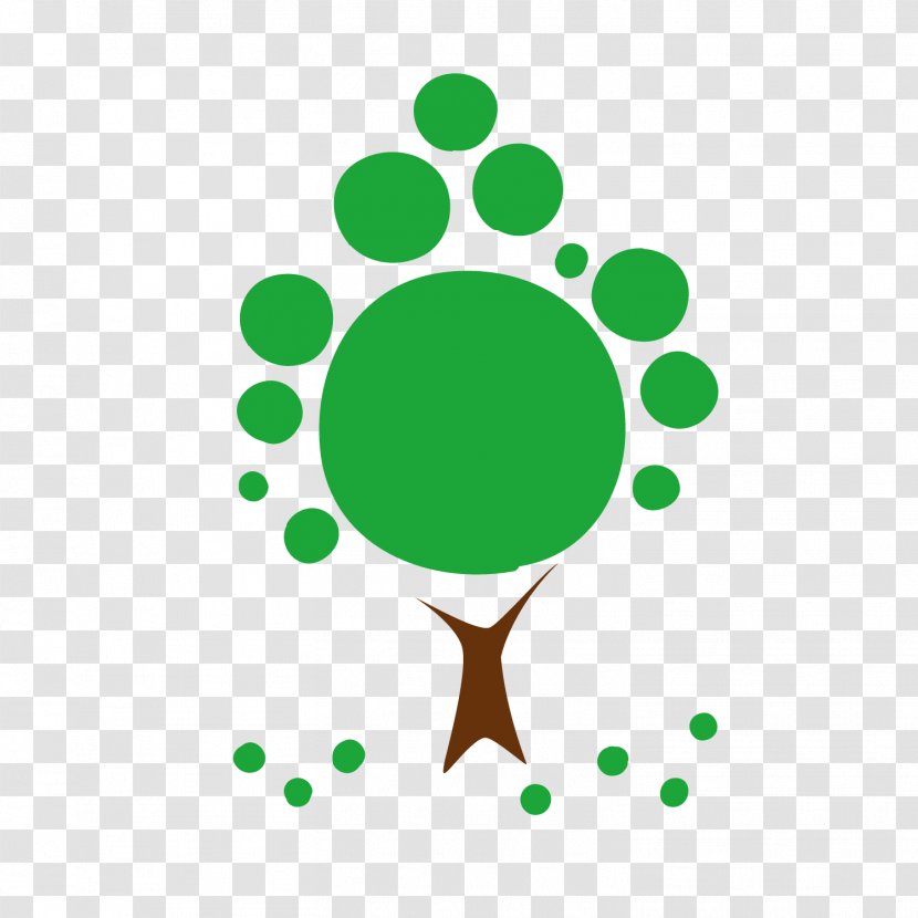 Tree Illustration Leaf Graphics Root - Green Patterns Transparent PNG