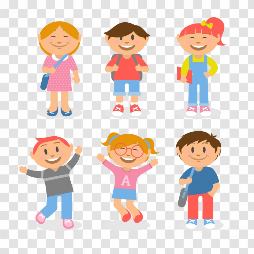 Student School Child Download - Boy - Vector Images Of Children Transparent PNG