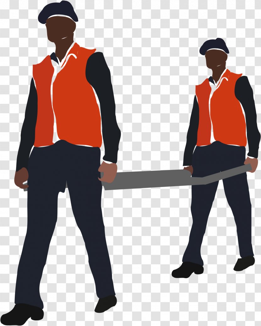 Rescue Flood Clip Art - Human Behavior - Uniform Transparent PNG