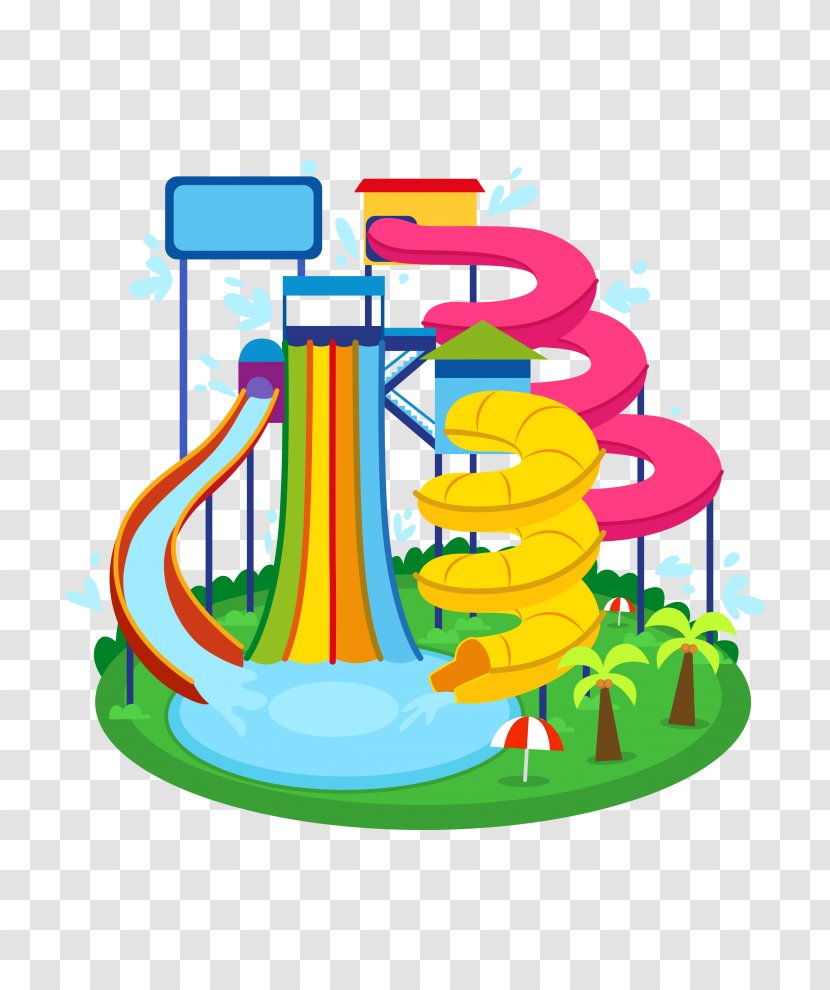 Water Splash Background - Pool Slides - Playground Toy Transparent PNG