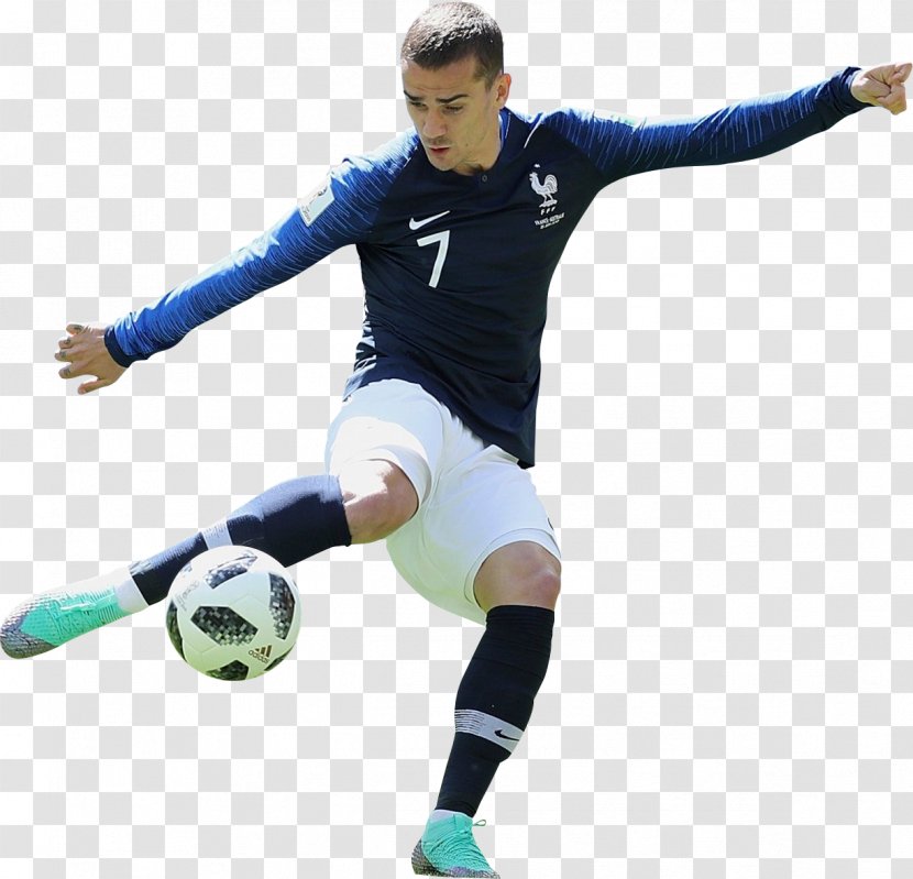 France National Football Team 2018 World Cup Sports Jersey - Player - Antoine Transparency And Translucency Transparent PNG