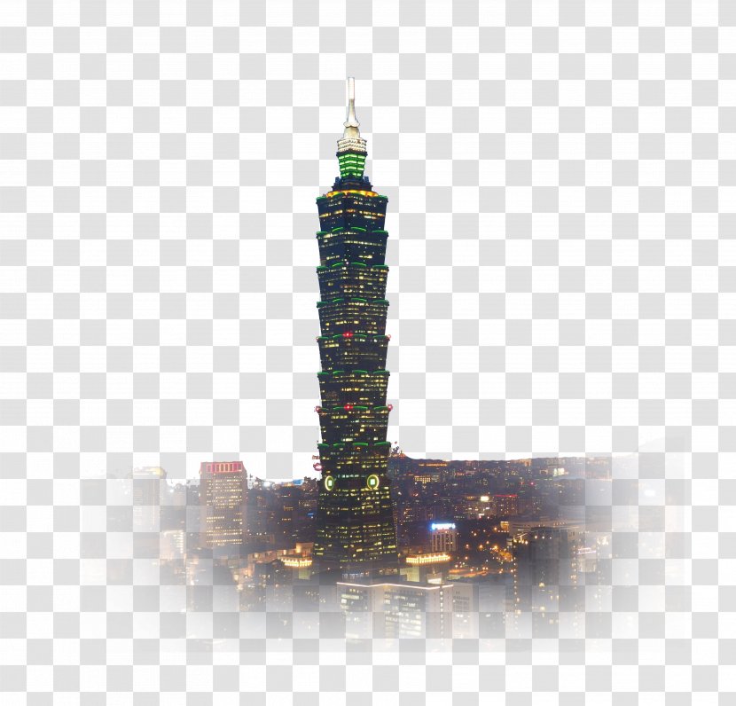 Taipei City Download Google Images - Tower - Night Transparent PNG