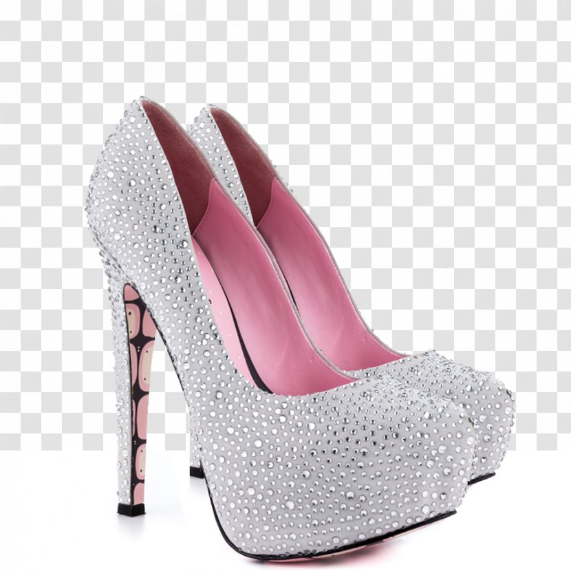 High-heeled Shoe Court Sandal - Bridal Transparent PNG