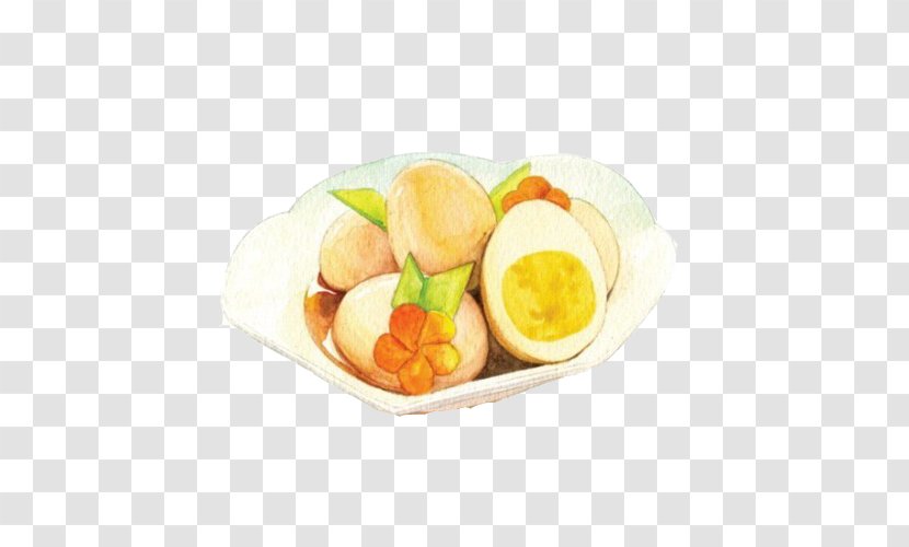 Chicken Tea Egg Buffalo Wing Vegetarian Cuisine Red Cooking - Dishware - Halogen Hand Painting Eggs Stock Image Transparent PNG
