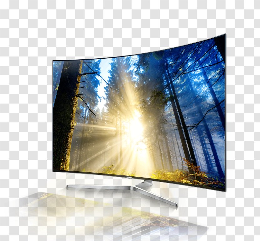 Samsung KS8000T Smart TV Ultra-high-definition Television 4K Resolution - Led Backlit Lcd Display Transparent PNG