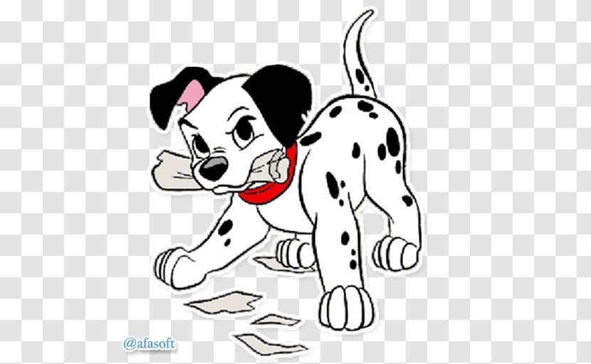 Dalmatian Dog Puppy Perdita Pongo Clip Art - Frame Transparent PNG