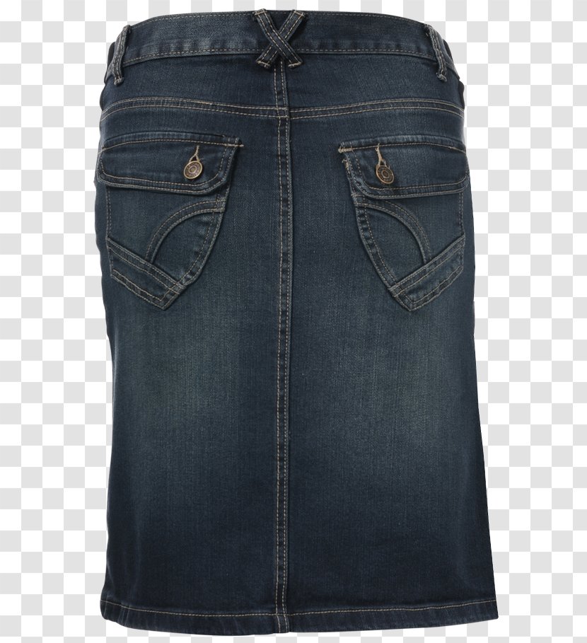 Jeans Denim Waist Skirt Pocket M Transparent PNG