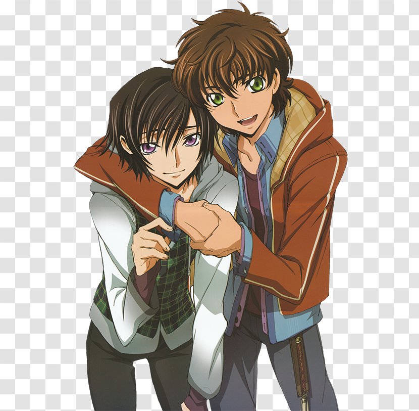 Suzaku Kururugi Lelouch Lamperouge C.C. Nunnally Kallen Stadtfeld - Cartoon Transparent PNG