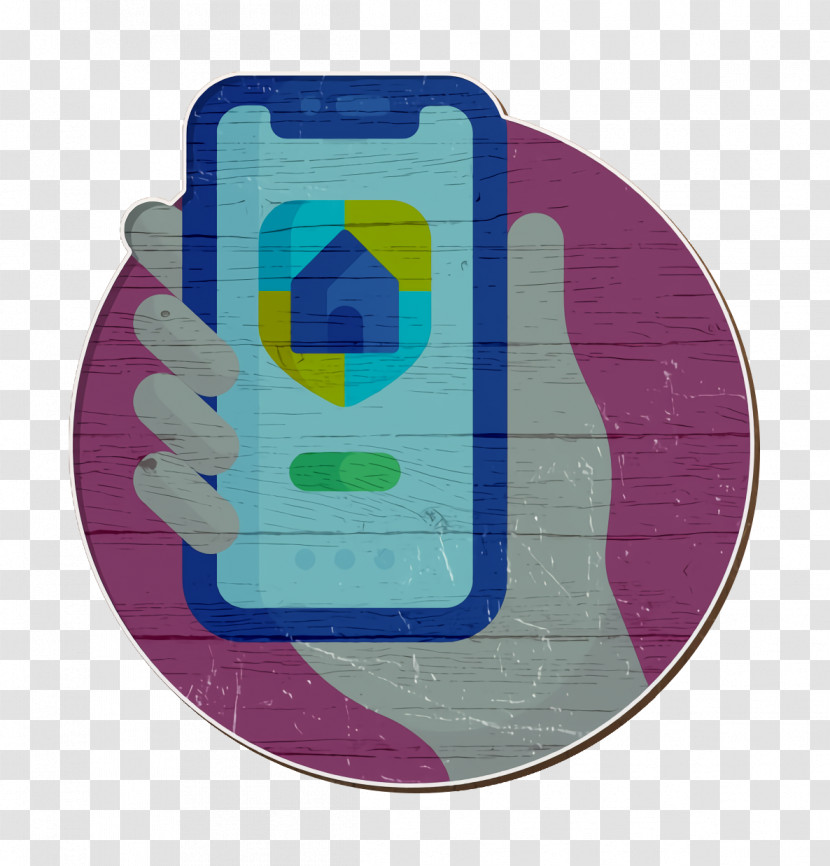 Smart Home Icon Shield Icon Smartphone Icon Transparent PNG