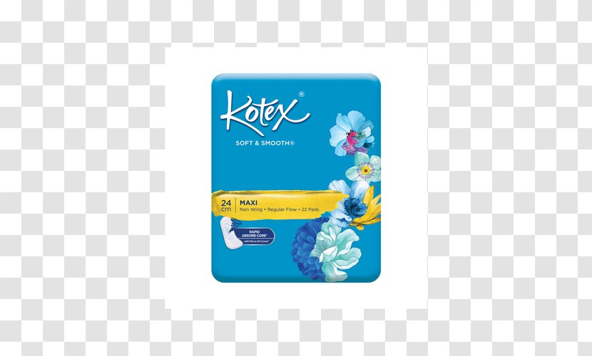 Kotex Sanitary Napkin Always Feminine Supplies Personal Care - Blue - Frozen Non Vegetarian Transparent PNG