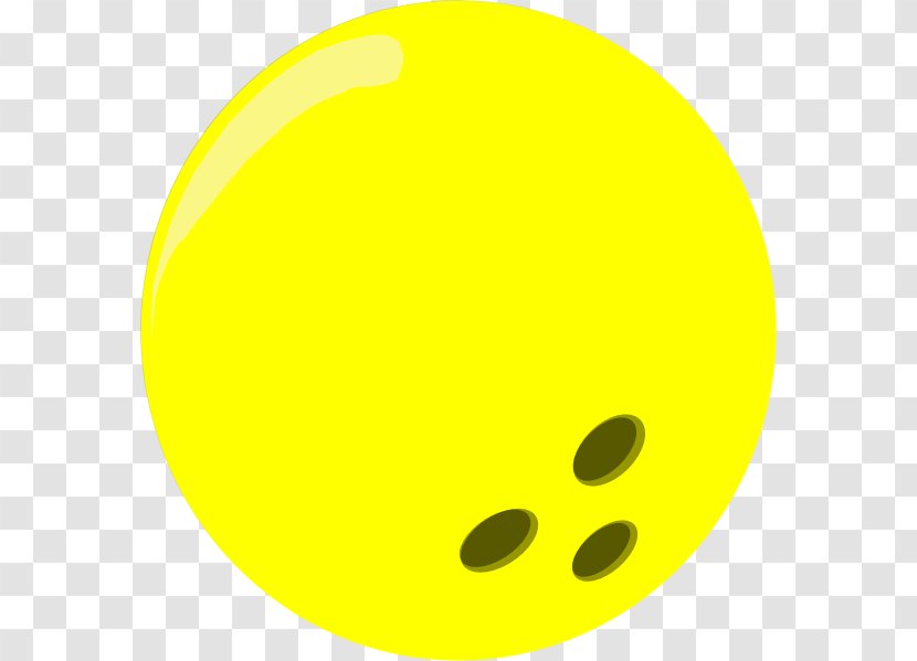 Smiley Circle Yellow Area Angle - Bowling Ball Image Transparent PNG