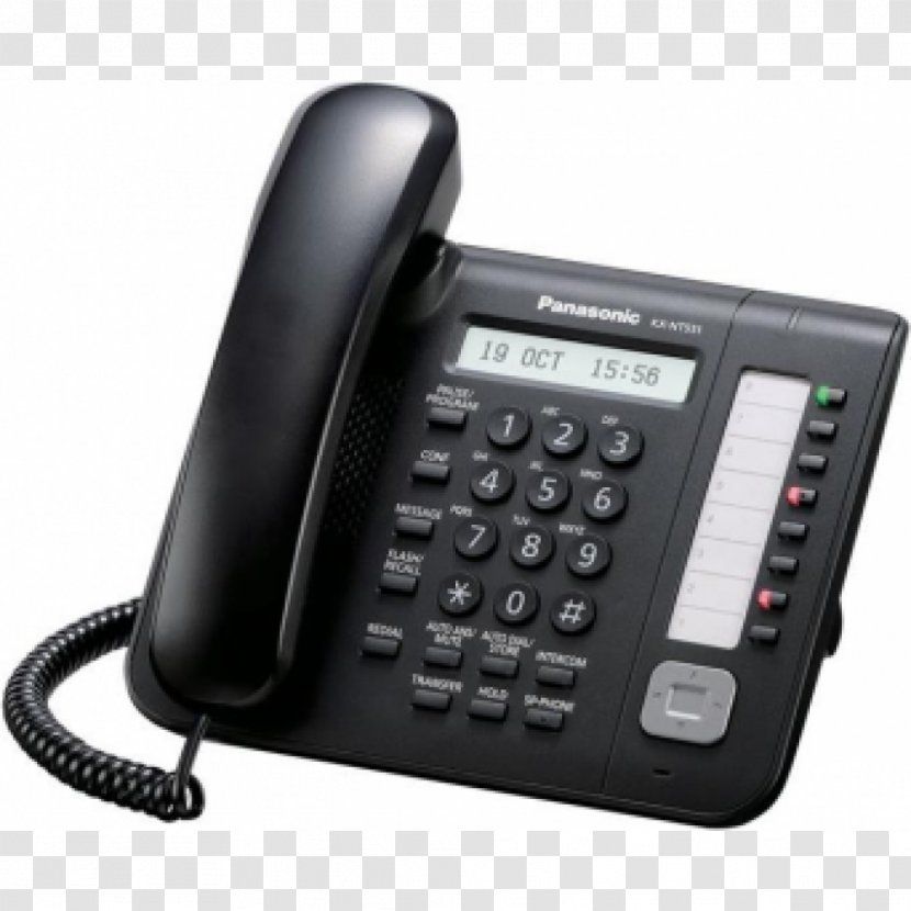 VoIP Phone Telephone Panasonic Gigabit Ethernet - TELEFONO Transparent PNG