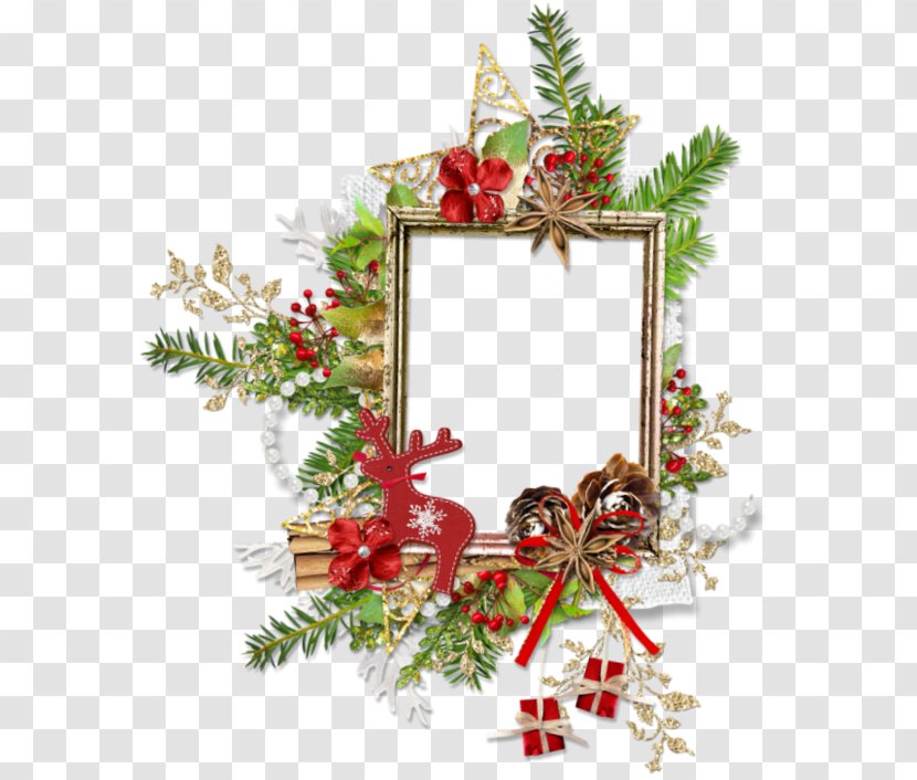 Picture Frames Christmas Card Photography Scrapbooking - Decoration - Image Transparent PNG