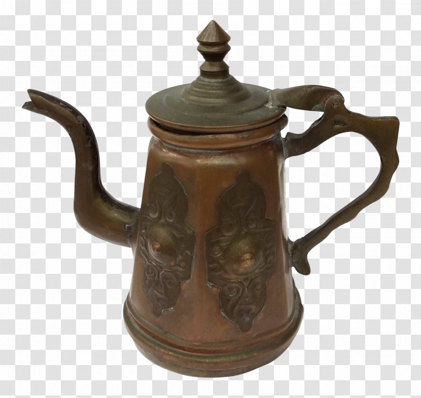 Kettle Bedside Tables Coffeemaker Copper Brass - Ceramic - Antique Transparent PNG
