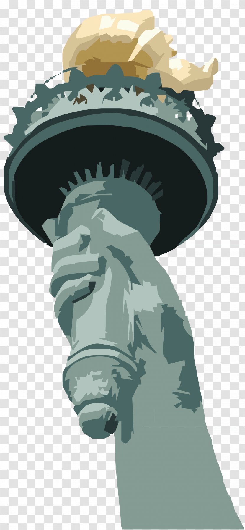 Statue Of Liberty Torch - Cryptoanarchism Transparent PNG
