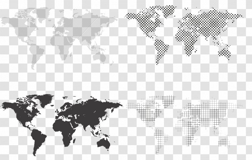 Earth World Map - Gradual Tectonic Plates Transparent PNG