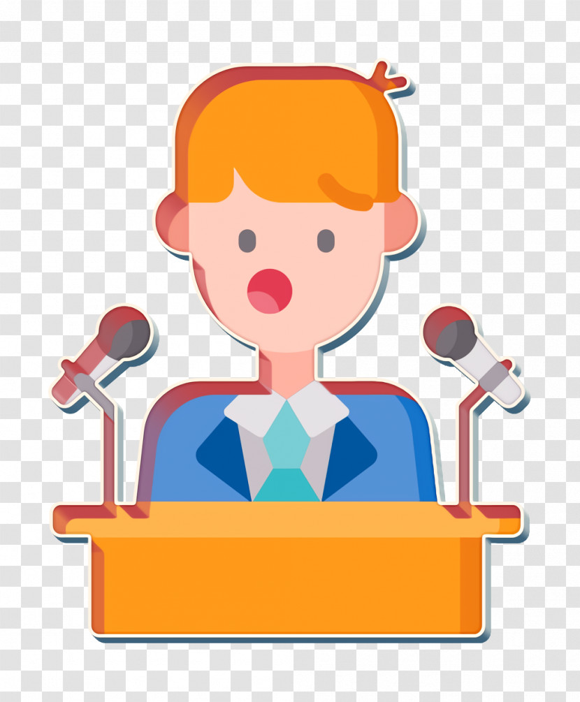 Leadership Icon Speaker Icon Press Conference Icon Transparent PNG
