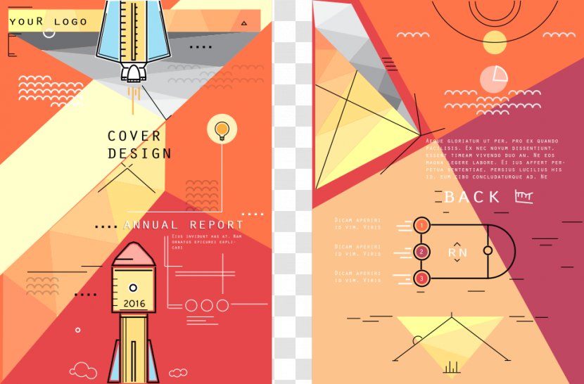 Paper Flyer Advertising - Triangle - Vector Rocket Leaflets Transparent PNG