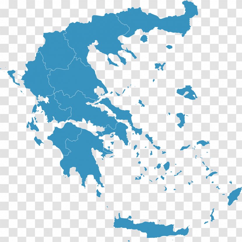 Greece Royalty-free Vector Map - Area Transparent PNG