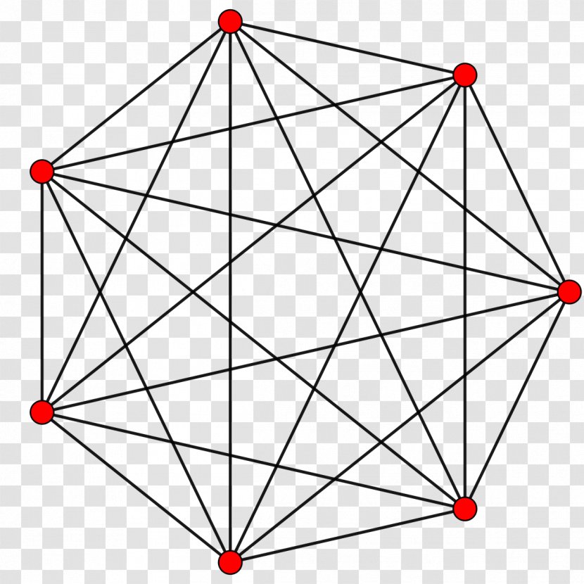 Complete Graph Theory Vertex Simplex - Petrie Polygon - Mathematics Transparent PNG