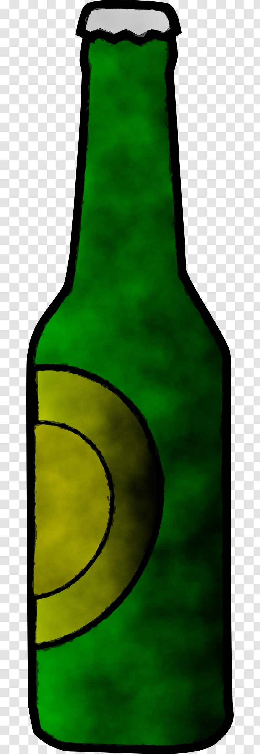 Bottle Green Beer Wine Glass - Home Accessories Transparent PNG