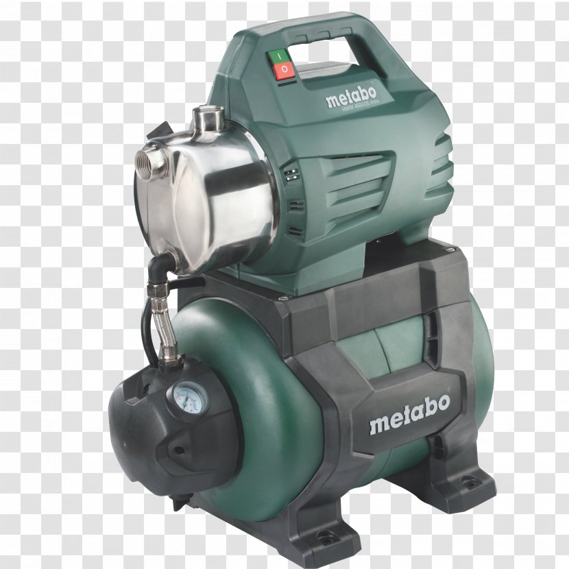 Pump Eigenwasserversorgungsanlage Metabo Stainless Steel Vandværk - Tool - Blic Transparent PNG