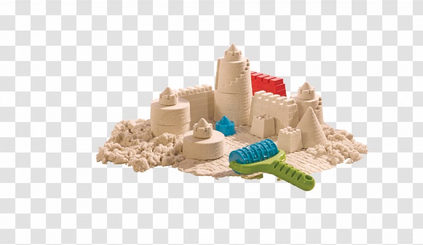Kinetic Sand Magic Game Goliath Toys - Clay Modeling Dough - Castle Transparent PNG