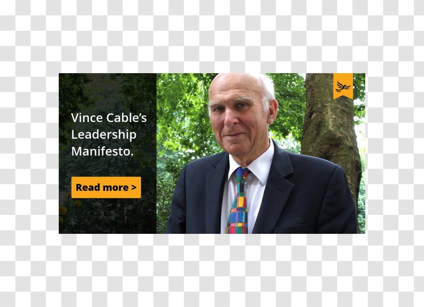 Vince Cable Twickenham Leader Of The Liberal Democrats Member Parliament - Jo Swinson - Jeremy Corbyn Labour Party Leadership Campaign 201 Transparent PNG