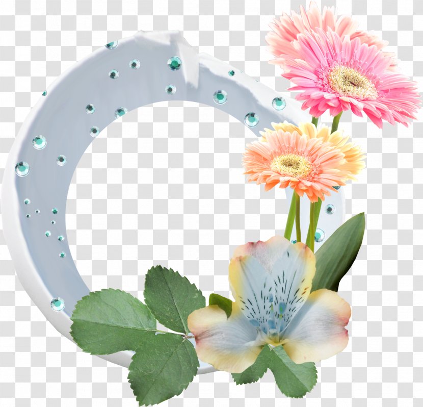Easter Egg Clip Art - Guestbook - Floral Frame Transparent PNG
