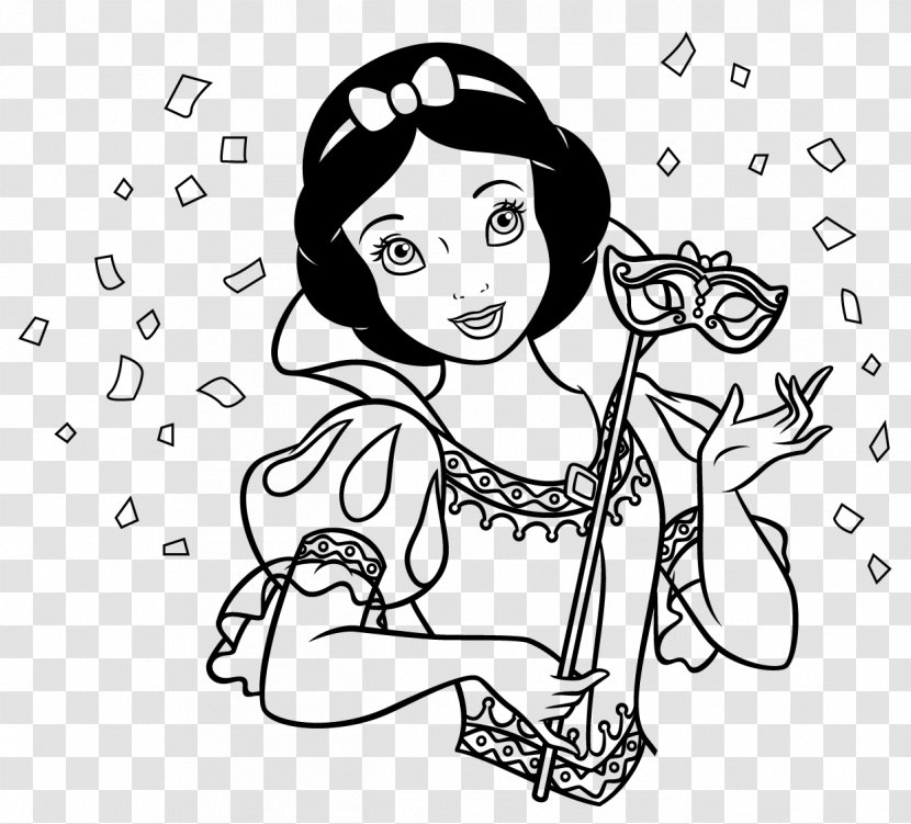 Snow White Disney Princess Drawing Rapunzel Beast - Cartoon Transparent PNG