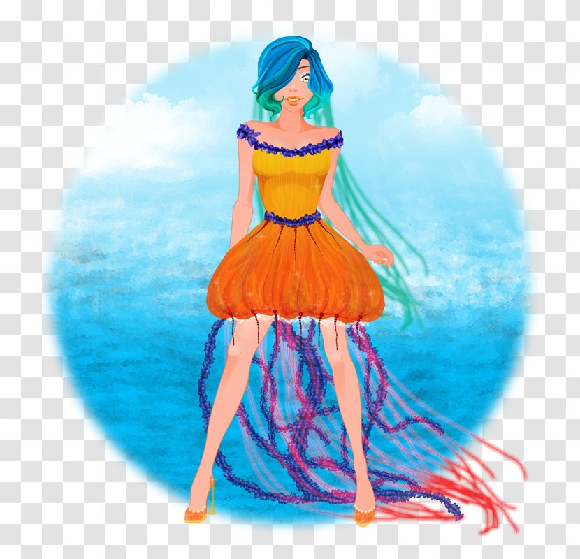 Costume Design Illustration Dance Doll - Dress - Meduse Transparent PNG
