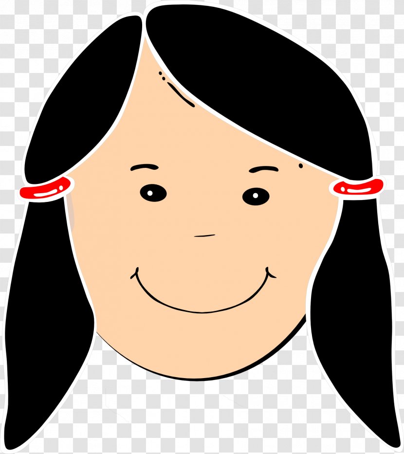 Black Hair Brown Clip Art Transparent PNG