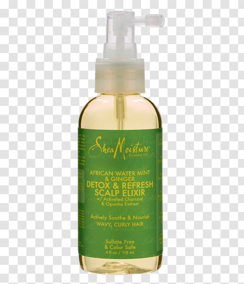 Lotion SheaMoisture African Water Mint & Ginger Detox Hair Scalp Gentle Shampoo Shea Moisture Styling Products Care - Traditional Masks Transparent PNG