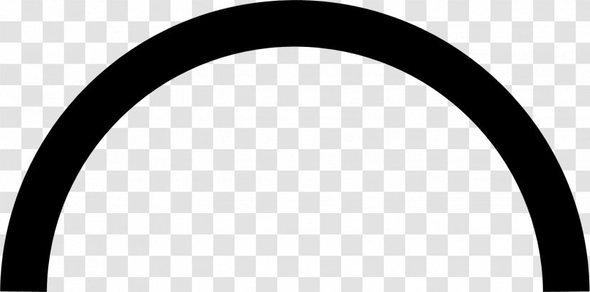 Semicircle Symbol Clip Art - Curved Line Transparent PNG