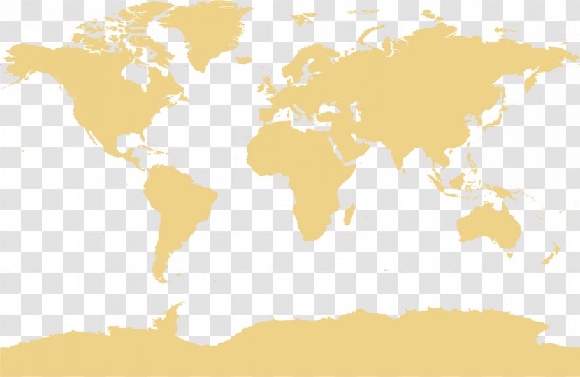 World Map Globe Office - Area - Pale Yellow Earth Plate Transparent PNG