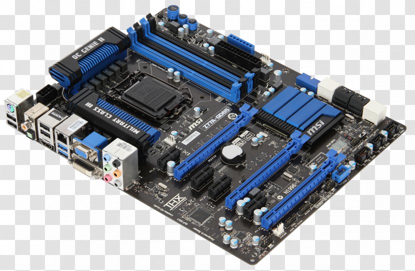 Intel Core LGA 1155 Motherboard MSI - Electronic Engineering Transparent PNG