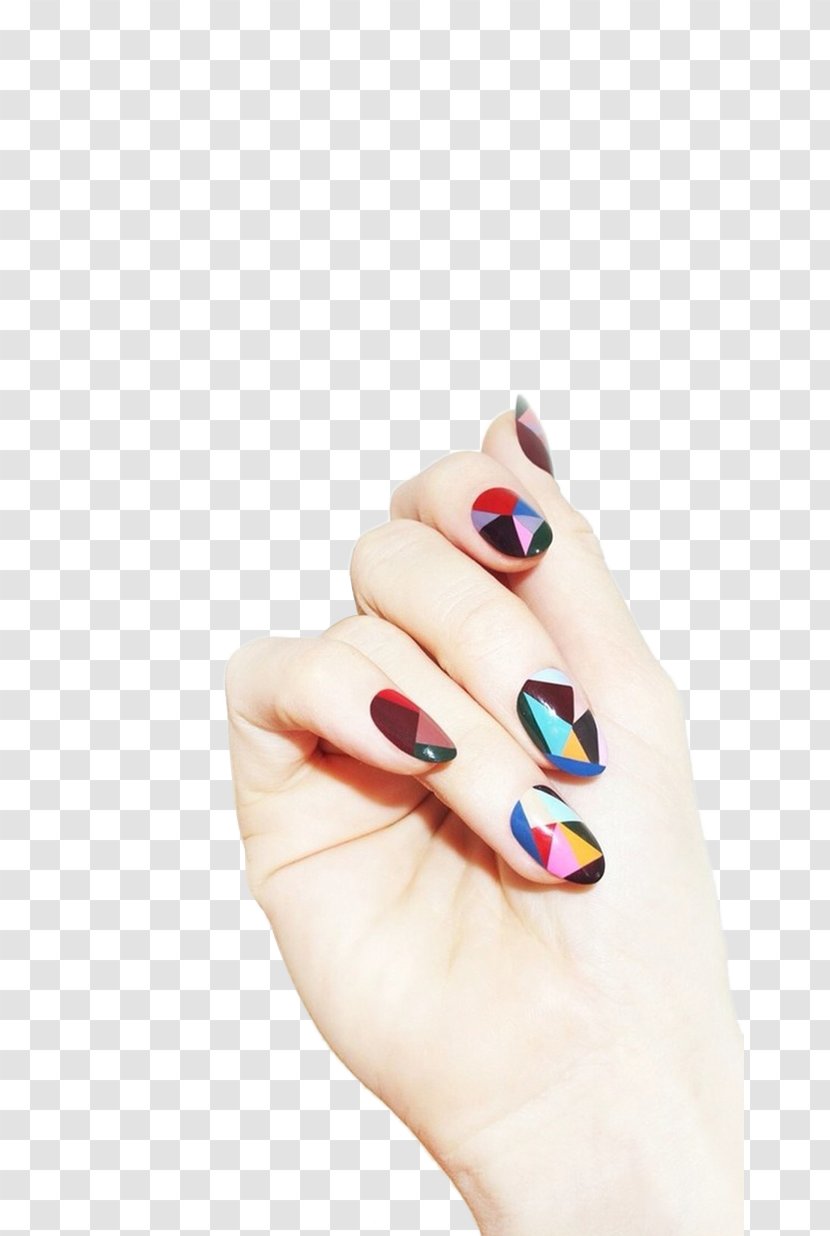 Nail Art Polish Geometry - Shoumo Transparent PNG