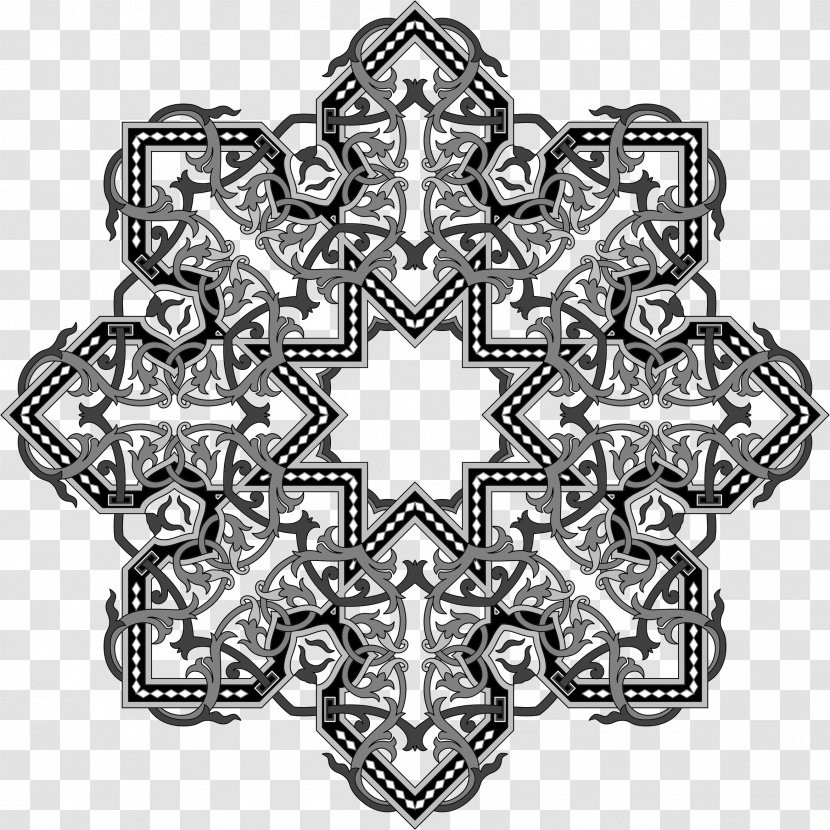 Black And White Psychedelia Photography - Symbol - Flour Transparent PNG