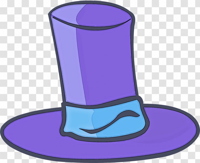 Purple Violet Cylinder Costume Accessory Headgear - Hat Transparent PNG