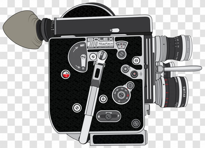 Digital Bolex Photographic Film 16 Mm Movie Camera - Polaroid Transparent PNG