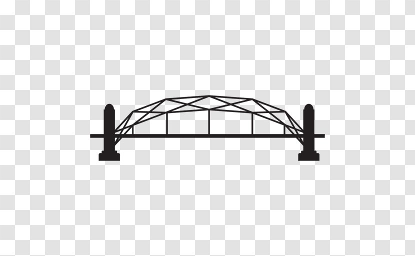 Bridge Graphic Design - Black And White Transparent PNG