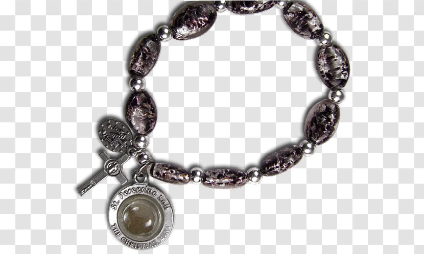 Bracelet Lourdes Water Necklace Saint - Silver - Mint Transparent PNG
